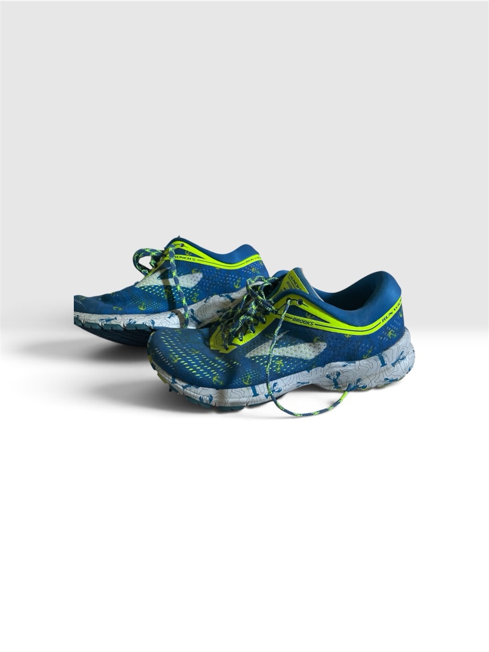 Brooks Women’s Running Shoes - Blue & Neon Yellow